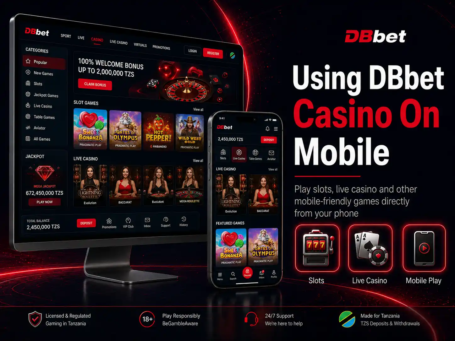 Using DBbet Casino On Mobile
