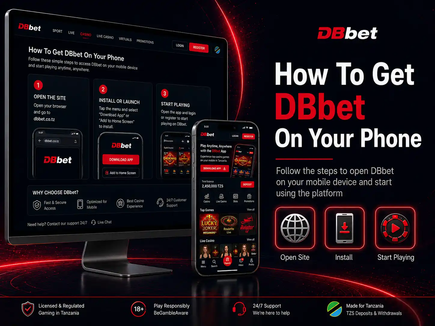 How To Get DBbet On Your Phone