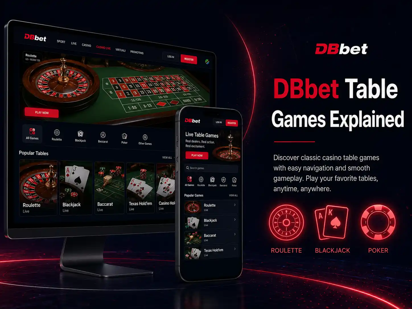 DBbet Table Games Explained