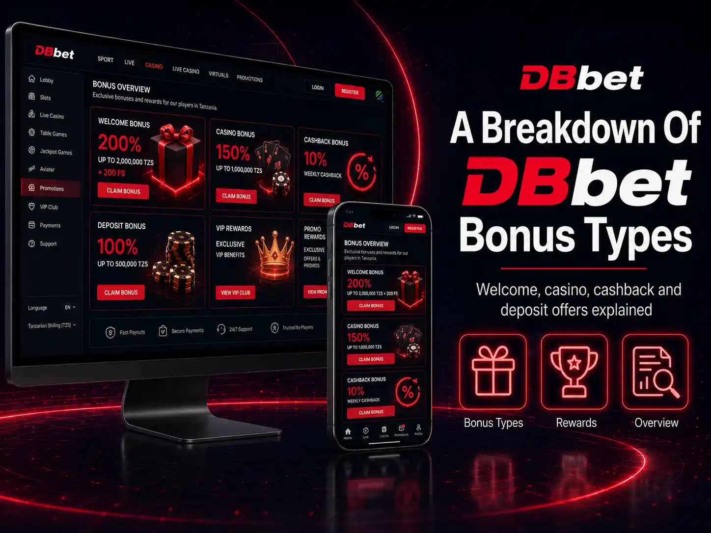 A Breakdown Of DBbet Bonus Types