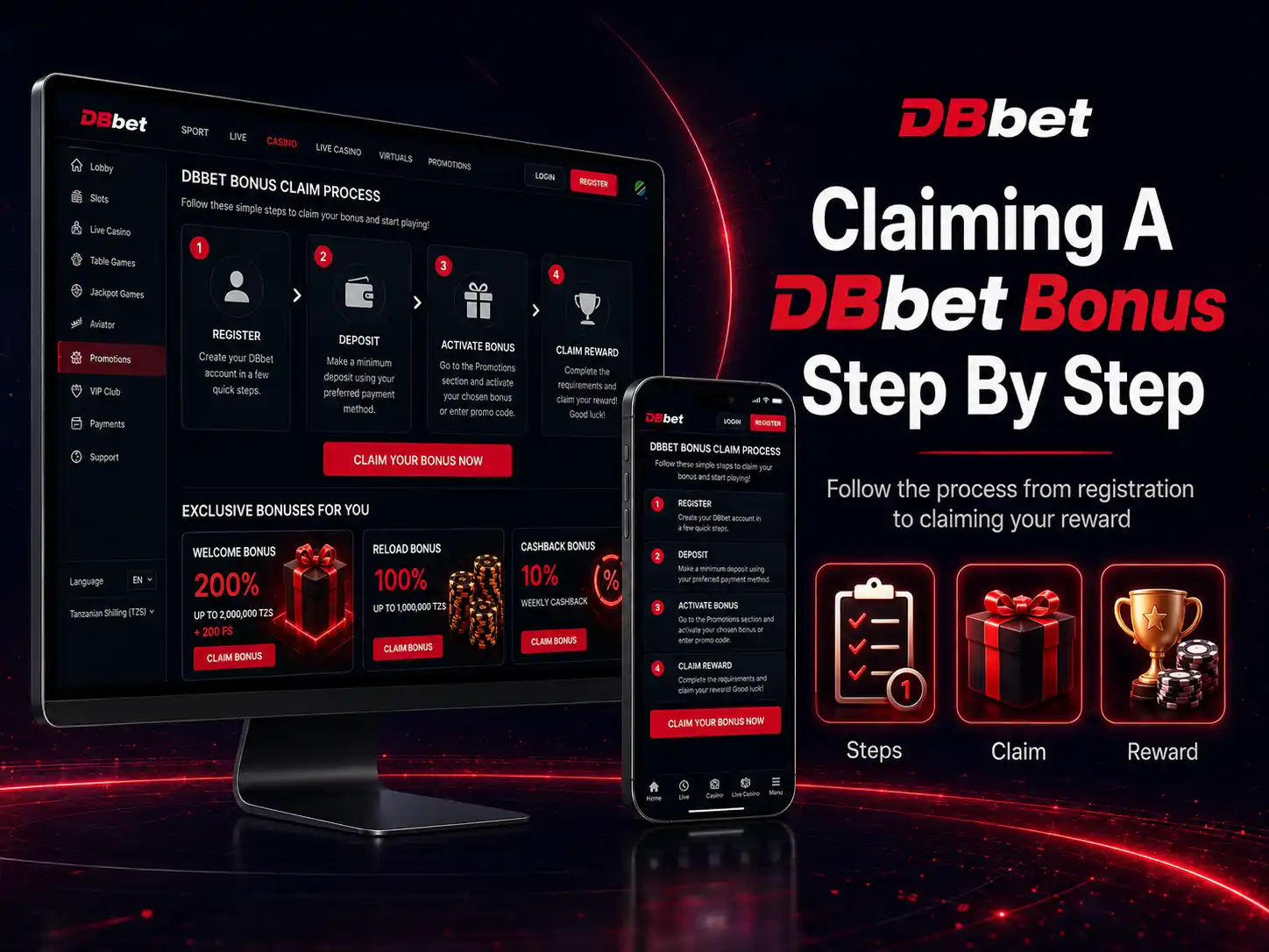 Claiming A DBbet Bonus Step By Step