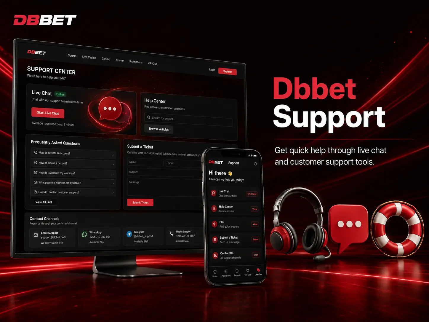 Dbbet Customer Support Options